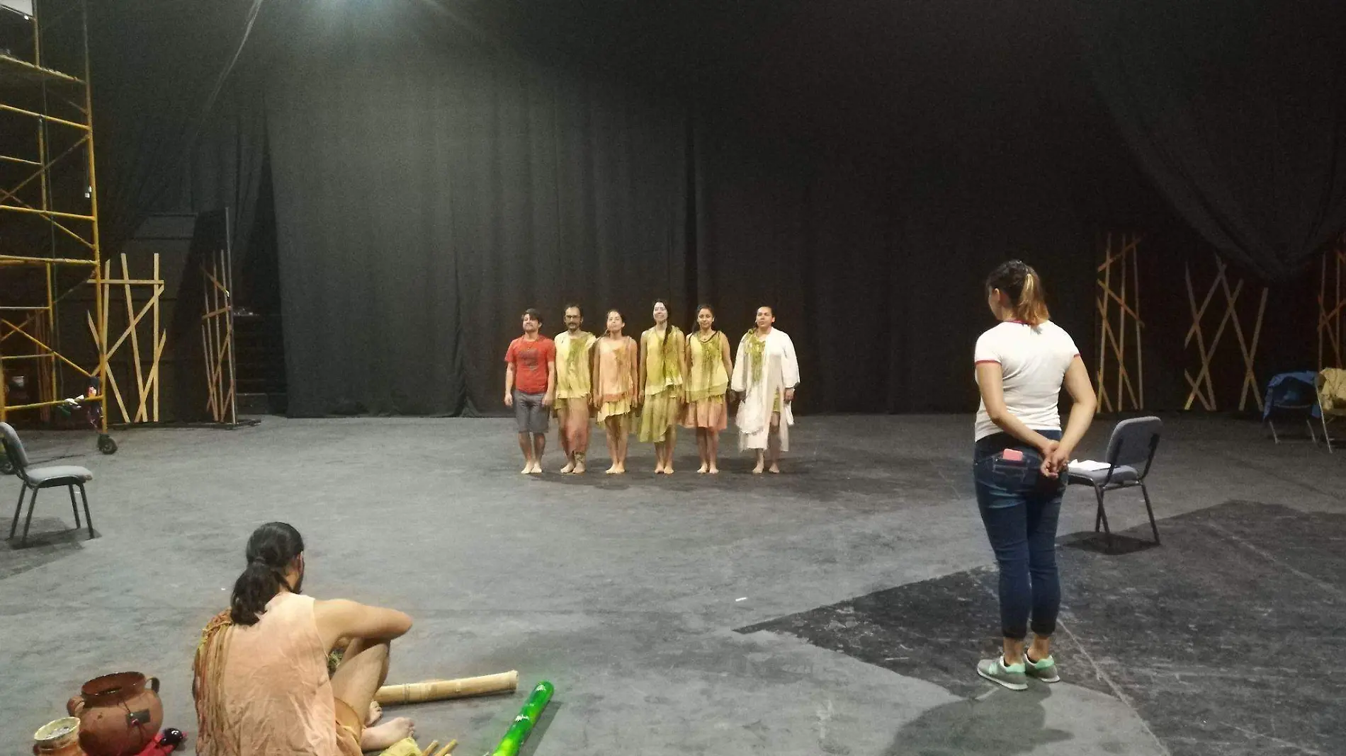 3. Ensayo de la obra 'Id descalzos' de Atabal Teatro. Foto Atabal